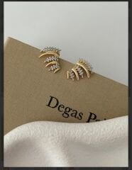 Zirkon Taşlı Beymen Küpe