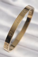 316L Çelik Gold Renk Model Kadın Kelepçe