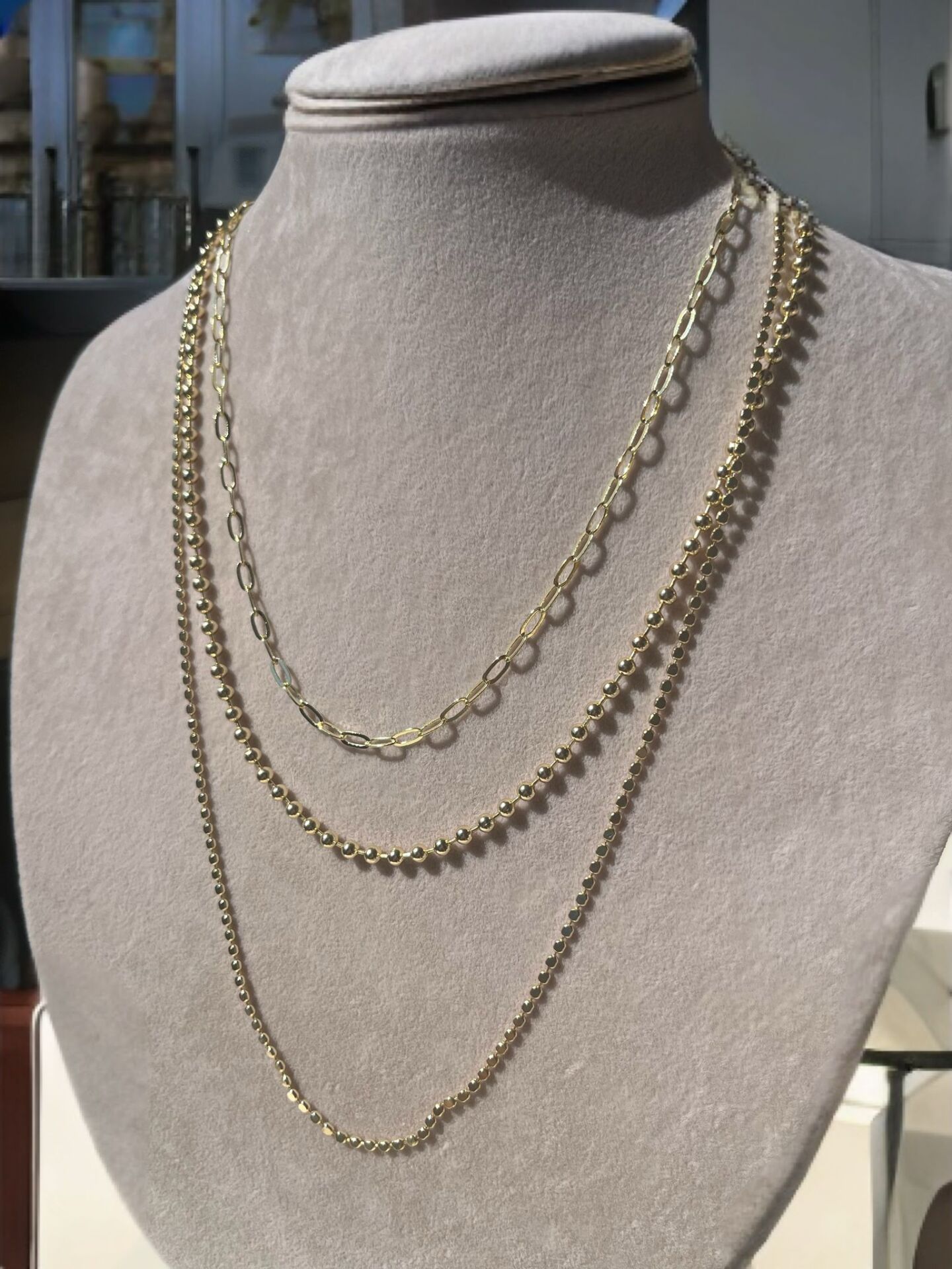 XUPİNG 3'lü Zincir Kolye Seti