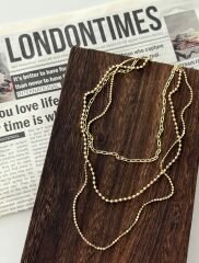 XUPİNG 3'lü Zincir Kolye Seti