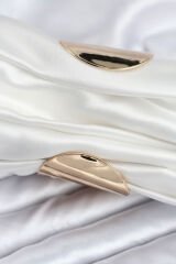 Pirinç Gold Renk Kıvrımlı Yarım Kelepçe Bileklik