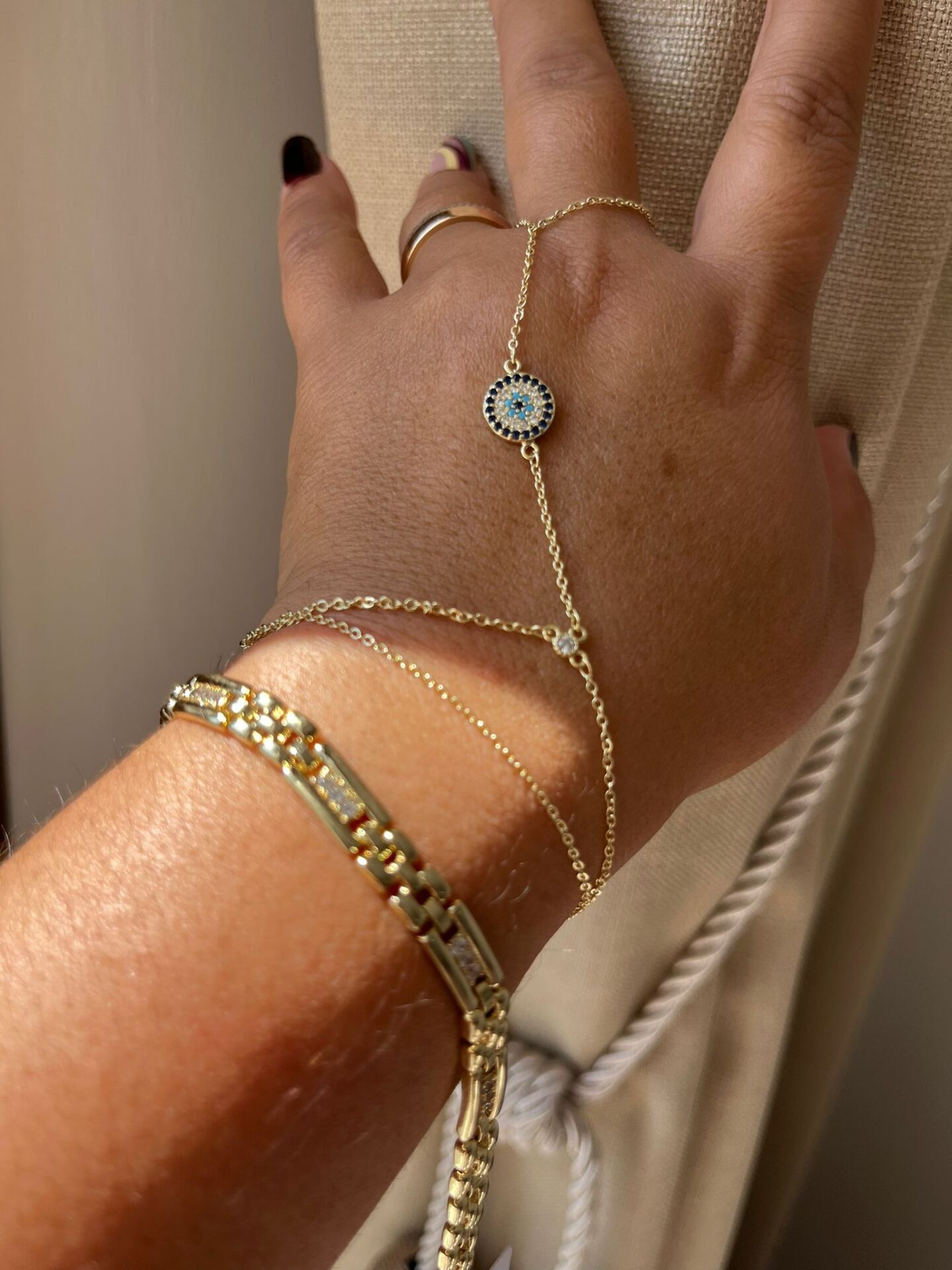 14k Altın Renginde Mowi Bileklik