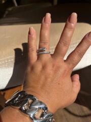 XUPİNG Zirkon Detaylı Yılan Model Yüzük