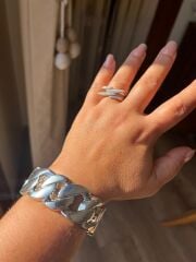 XUPİNG Çizgi Taşlı Yüzük