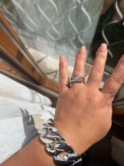 XUPİNG Çizgi Taşlı Yüzük