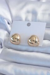 Gold Renk Pirinç Kadın Küpe